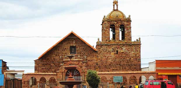 Church of San Pedro de Tiahuanaco - La Paz - Bolivia is tourism